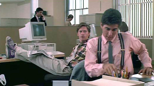 Larry (Andrew McCarthy) & Richard (Jonathan Silverman) at work
