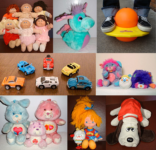 fuzzy toys from the 90's