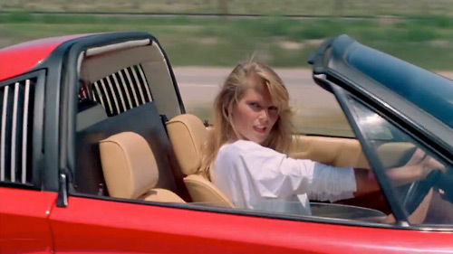 Christie Brinkley as the “Girl in the Ferrari” in National Lampoon’s Vacation